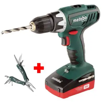 Акумуляторний шуруповерт Metabo BS 18 Li + Multi Tool