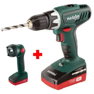 Акумуляторний шуруповерт Metabo BS 18 Li + Ліхтар Metabo ULA 14.4-18