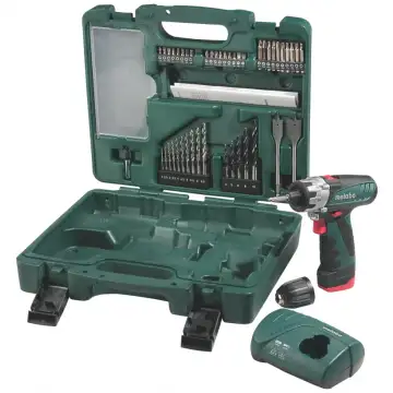 Акумуляторний шуруповерт Metabo PowerMaxx BS Mobile Workshop 1 акб 1.5 Ач