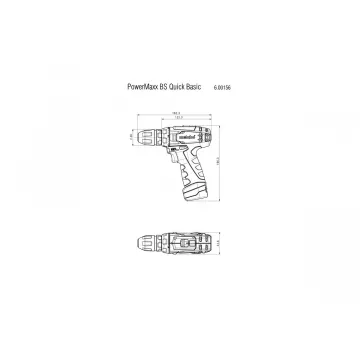 Акумуляторний шуруповерт Metabo PowerMaxx BS Quick Basic SET - Фото № 2