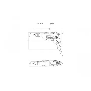 Мережевий шуруповерт Metabo SE 2500 - Фото № 4