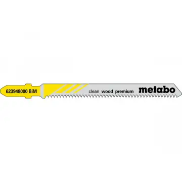 Лобзикове полотно для дерева Metabo Professional 74 мм T 101 AIF, 5 шт