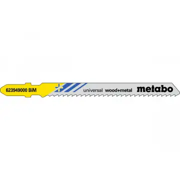 Лобзикове полотно для дерева Metabo Professional 90 мм T 111 HF, 5 шт