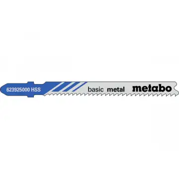 Лобзикове полотно по металу Metabo Classic 66 мм T 118 B, 5 шт