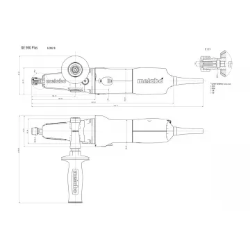 GE 950 G Plus Прямошліфувальна машина - Фото № 3