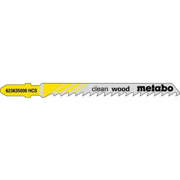 Пилка для лобзика по дереву Metabo Professional 74 мм T 101 D, 100 шт