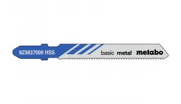 Пилка для лобзика по металу Metabo Classic 51 мм T 118 A, 25 шт
