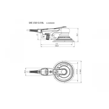 SXE 150-5.0 BL Ексцентрикова шліфувальна машина - Фото № 3