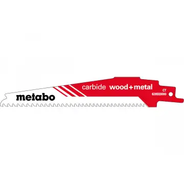 Пилкове полотно для шабельної пилки «carbide wood + metal», 150 x 1,25 мм (626559000)