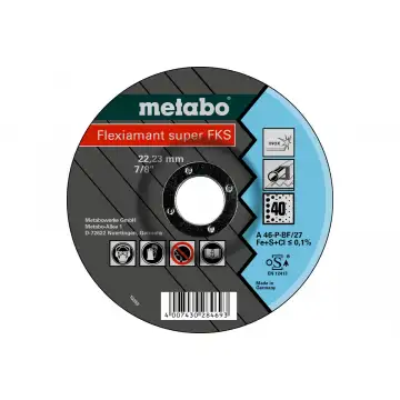 Зачистний круг Metabo Flexiamant Super FKS 150x 4x22.23 Inox