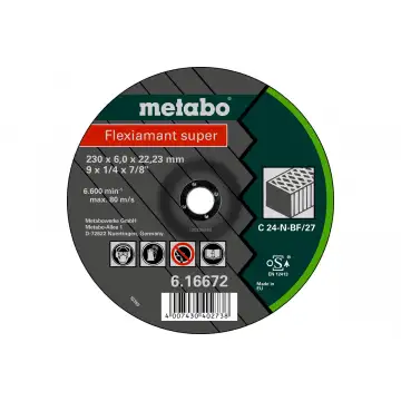 Зачистний круг по каменю Metabo Flexiamant Super 180x6x22.23