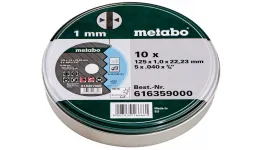 Набір відрізних кругів Metabo 125 мм 10 штук